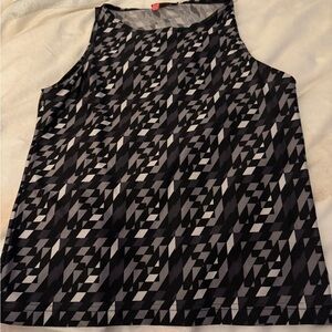 VINTAGE FENDI ZUCCA MADE IN ITALY 100% POLYAMIDE SOFT WOMEN TOP DRESS T SHIRT 42